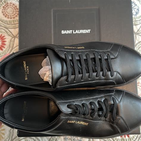 saint laurent andy sneaker leopard